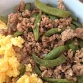 しーちゃん☆LOVE's cooksnap of when they made 子ども大好き♪鶏そぼろ丼♡.