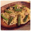 ayaly＊'s cooksnap of when they made アスパラとツナの和風マヨパスタ.