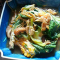 あかぷり's cooksnap of when they made 簡単♪小松菜の卵とじ.