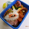 ポンデリンゴ♪'s cooksnap of when they made 妖怪ウォッチ♪キャラ弁♪簡単！キュウビ★.