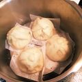 CarloRossi's cooksnap of when they made HBでジューシー肉まん♡(写真あり).