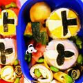 まにゃのはな's cooksnap of when they made ニンニンジャー☆モモニンジャーキャラ弁.