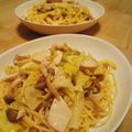 Cherrrrrry's cooksnap of when they made 鶏肉のチーズクリームパスタ黒胡椒風味.