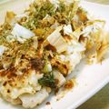 Cherrrrrry's cooksnap of when they made 茹で失敗のパスタ活用☆*ﾟお好み焼き風.