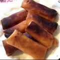 Arashicer's cooksnap of when they made キャベツとちくわのチーズ春巻き.