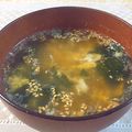 usagi1019's cooksnap of when they made ランチに簡単 ワカメ 卵の 春雨スープ.