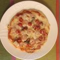yukdiamond's cooksnap of when they made 超簡単！フライパンでピザ.