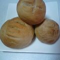 ちちこ。's cooksnap of when they made ☆初めてのパン☆プチ全粒粉パン.