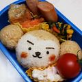 あくび王子まま's cooksnap of when they made キャラ弁 おサル弁当.