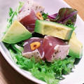manamilk✩'s cooksnap of when they made まぐろの炙り焼きとアボカドのポキ丼.