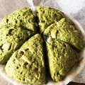 さちハナ's cooksnap of when they made 抹茶ホワイトチョコスコーン.