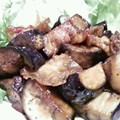 riea1130's cooksnap of when they made 茄子と豚肉のしょうが炒め.