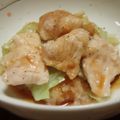 smilekitchen's cooksnap of when they made 新キャベツとチキンのおろし蒸し♪.