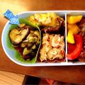 anko∮'s cooksnap of when they made レンジで簡単！なすとトマト大葉のお浸し.
