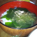 蜂蜜牛乳's cooksnap of when they made とろろ昆布と桜えびの海鮮汁.
