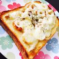 ゆーか1107's cooksnap of when they made ツナちくわトースト.