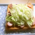 きらり流れ星's cooksnap of when they made 朝ごはんに！キャベツたっぷりトースト.