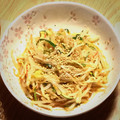 ゆかりん☆・v・☆'s cooksnap of when they made もやしときゅうりとカニカマのナムル風.