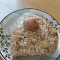 ピンクスイトピー's cooksnap of when they made 究極のおかか梅☆焼きおにぎり！.