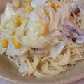 さっちん２７１７'s cooksnap of when they made ＊キャベツとツナの濃厚冷製パスタ＊.