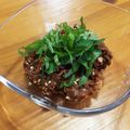 sirokuro's cooksnap of when they made 甘味噌テンメンジャンの旨ツナラー油☆.