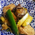macky_'s cooksnap of when they made キュウリとナスとソイミートの甘辛炒め.