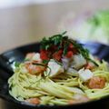 クックO1OYDW☆'s cooksnap of when they made 魚介の冷製カッペリーニ.