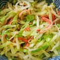 シュフケモー's cooksnap of when they made 5分で☆もやしとレタスのかにかまサラダ.