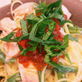 ぱにぱる's cooksnap of when they made サーモンといくらのとろとろクリームパスタ.