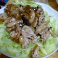 shinebi's cooksnap of when they made キャベツの肉あんかけサラダ風.