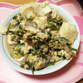 クック51BDWG☆'s cooksnap of when they made チーズほうれん草　しめじ　豆腐　卵炒め.