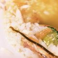 yukoahi's cooksnap of when they made アジ・梅キュウ・塩昆布のお茶漬け.