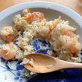 mikidouzan's cooksnap of when they made 休日のランチに❤うちのエビピラフ♪基本編.