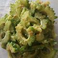 ころんてつ's cooksnap of when they made ゴーヤの塩ラー油あえ.