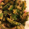 Buhichef's cooksnap of when they made 歯ごたえ最高☆ゴーヤと塩昆布のナムル♪.