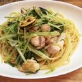 ミッキーの母's cooksnap of when they made プロの味！！絶品鶏肉と水菜スパゲティー.