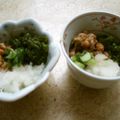 Cookingmam's cooksnap of when they made プレ農家めし◆めかぶ大根おろし納豆.