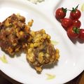 タマリュウ's cooksnap of when they made 豚肉ととうもろこしのかき揚げ.