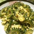 nikonuts's cooksnap of when they made ダシダで♪ゴーヤと卵の炒め物☆.