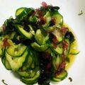 shoconic's cooksnap of when they made 塩もみの手間なし！きゅうりの酢の物☆.