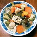 クック0WX827☆'s cooksnap of when they made 鶏モモと茄子とたまご巾着の煮つけ.