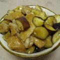 八重樫's cooksnap of when they made 茄子と油揚げのあまから丼.