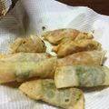KaiN0906's cooksnap of when they made 冷蔵庫の中大整理！餃子の皮でチーズ揚げ.