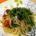 deepsnow★'s cooksnap of when they made ツナとおかひじきの和風パスタ.