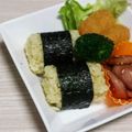 アクセル☆'s cooksnap of when they made オイマヨカレーおにぎり.