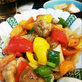 かえるとくま's cooksnap of when they made 黒酢とり唐揚げの酢豚風☆お弁当にも♪.