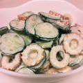 おとめ座のAB型's cooksnap of when they made 手軽に一品！キュウリと竹輪のゴママヨ和え.
