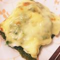akinoko83's cooksnap of when they made はんぺんピザ★ネギ味噌.