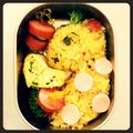はりーC's cooksnap of when they made キリンさん☆キャラ弁.