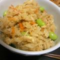 ★ねこにゃん★'s cooksnap of when they made 母の味♡なめ茸入炊き込みごはん.